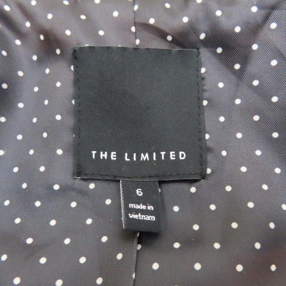 The Limited Black Blazer/Jacket Size 6 - Picture 6 of 8